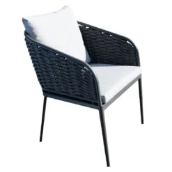 Sungörl Lago Gartensessel Aluminium/Rope Anthrazit/Grau