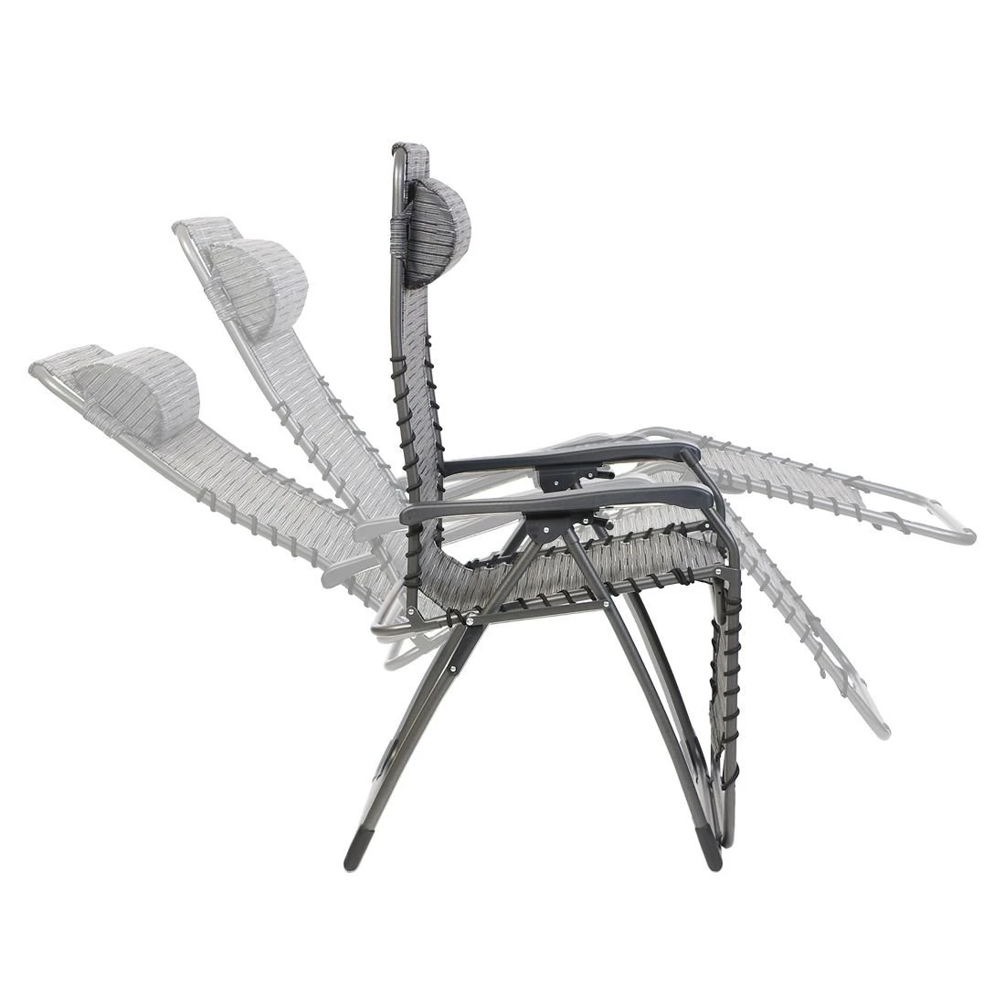 Sungörl Oasi Superior XL Relaxliege Aluminium/Textilene Anthrazit 4 Sungörl Oasi Superior XL Relaxliege Aluminium/Textilene Anthrazit – Bild 2