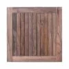 Stern Gartentisch-Platte 80x80cm Old Teak Old Teak