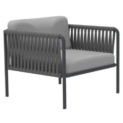 Vermobil Key West Loungesessel Stahl/Rope Anthrazit/Gris