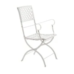 Vermobil Springtime Klappsessel Stahl Matt Weiß