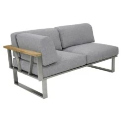 Zebra Belvedere Loungeset Edelstahl/Olefin Silber/Grau 13 Zebra Belvedere Loungeset Edelstahl/Olefin Silber/Grau -Gartenmöbelgeschäft zebra belvedere 4 sitzersofa edelstahl olefin 4