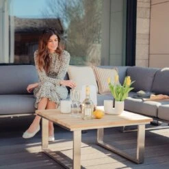 Zebra Belvedere Loungeset Edelstahl/Olefin Silber/Grau 16 Zebra Belvedere Loungeset Edelstahl/Olefin Silber/Grau -Gartenmöbelgeschäft zebra belvedere 4 sitzersofa edelstahl olefin 7