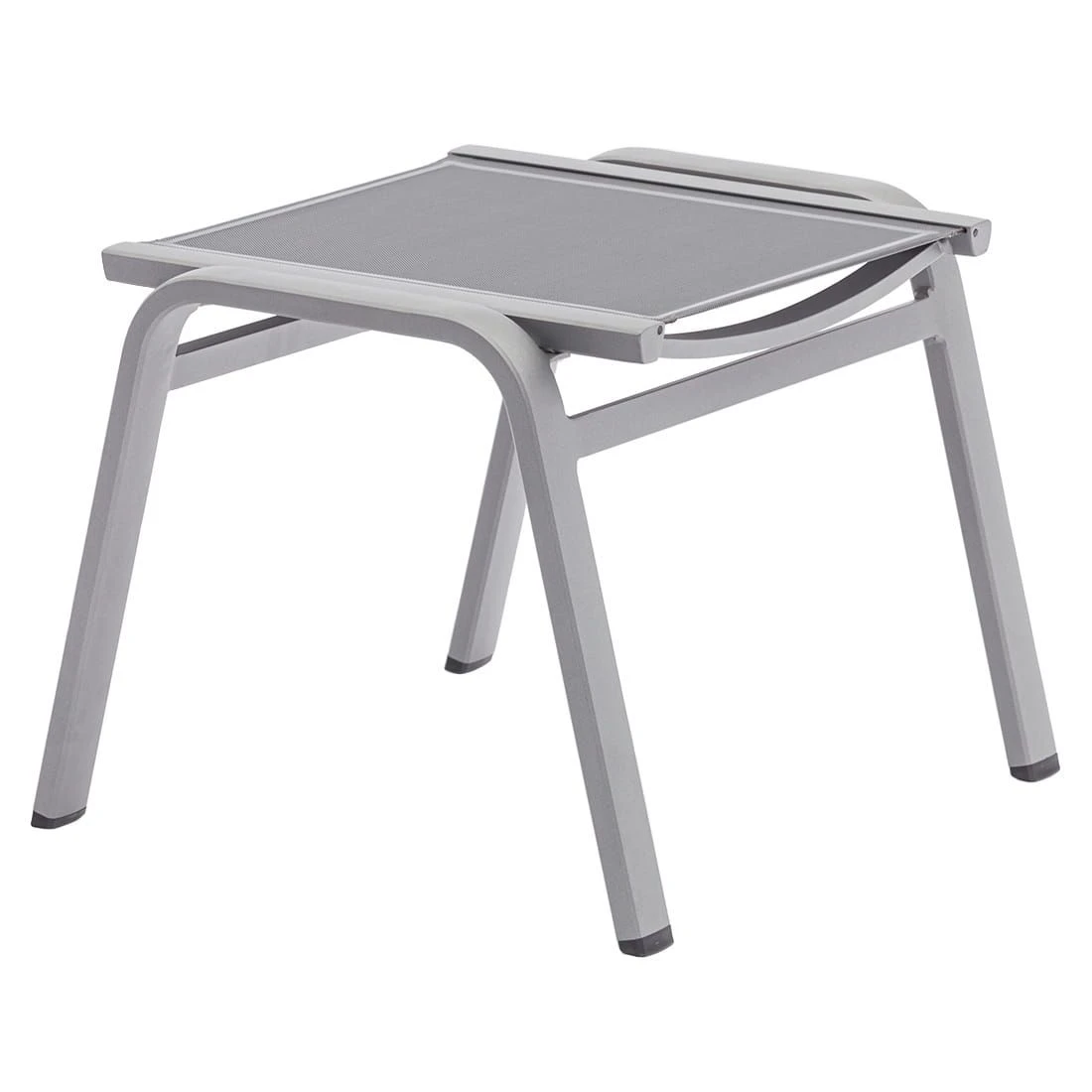 Zebra Fly Hocker Aluminium/Textilene Elegance Grey/Dark Grey 3 Zebra Fly Hocker Aluminium/Textilene Elegance Grey/Dark Grey