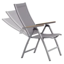 Zebra Fly Klappsessel Aluminium/Textilene Elegance Grey/Dark Grey -Gartenmöbelgeschäft zebra fly klappsessel aluminium textilene 1353476 5