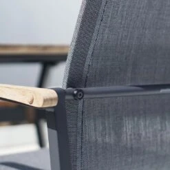 Zebra Felix Gartenmöbelset 4-tlg. Mit Gartentisch Ø135cm Inkl. Drehplatte Mitternachtsgrau -Gartenmöbelgeschäft zebra gartenmoebelset 4 tlg mit gartentisch durchm135cm inkl drehplatte 1367193 7