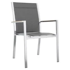 Zebra One Gartenmöbel-Set 7-tlg. Tisch 160/217/267x91cm Silber/Dunkelgrau -Gartenmöbelgeschäft zebra one gartenmoebel set 7 tlg tisch 160 217 267x91cm 1484596 9