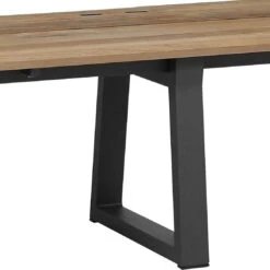 Zebra Phönix Gartenbank 220cm Aluminium/Teak Recycelt Graphit 7 Zebra Phönix Gartenbank 220cm Aluminium/Teak Recycelt Graphit -Gartenmöbelgeschäft zebra phonix 3 sitzerbank 220cm aluminium teak recycelt graphit 1199707 3