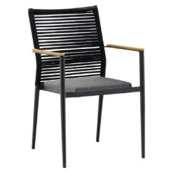 Zebra Spider Gartenmöbel-Set 7-tlg. Mit Tisch 200x100cm Graphit -Gartenmöbelgeschäft zebra spider gartenmoebel set 7 tlg tisch 200x100cm 1489150 4